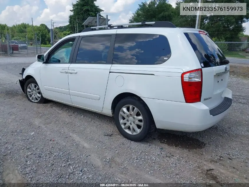 2007 Kia Sedona Ex VIN: KNDMB233576159973 Lot: 42584911