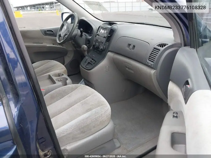 2007 Kia Sedona Lx VIN: KNDMB233776108328 Lot: 42609004