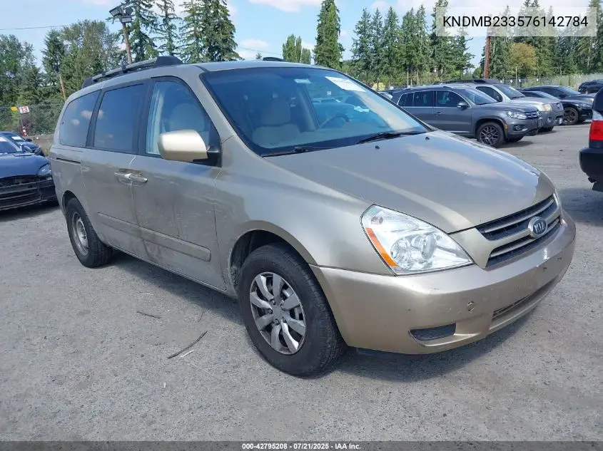 2007 Kia Sedona Lx VIN: KNDMB233576142784 Lot: 42795208