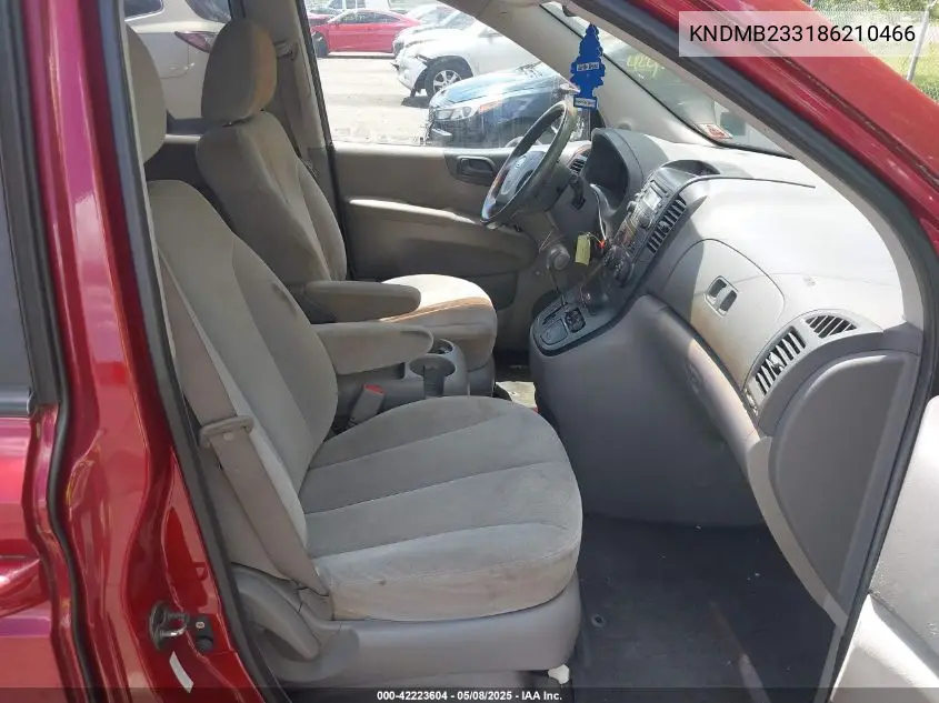 2008 Kia Sedona Lx VIN: KNDMB233186210466 Lot: 42223604