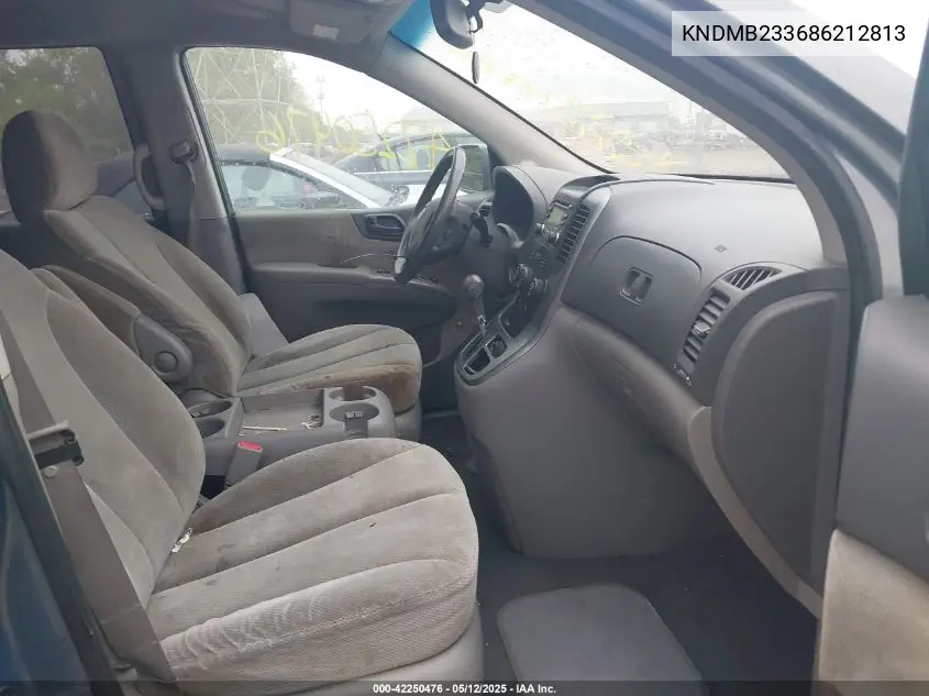 2008 Kia Sedona Ex VIN: KNDMB233686212813 Lot: 42250476