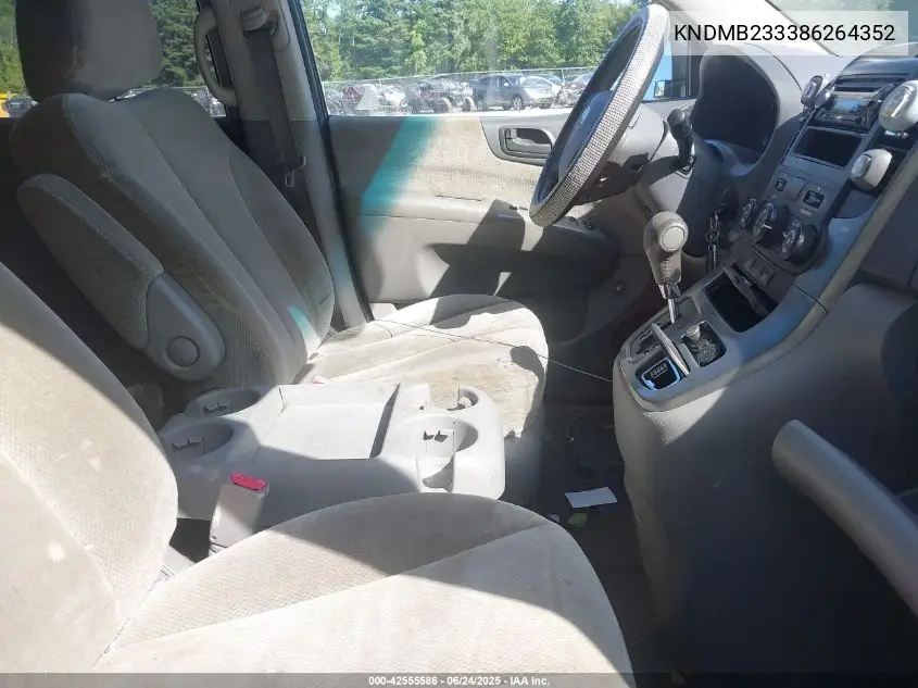 2008 Kia Sedona Ex VIN: KNDMB233386264352 Lot: 42555586