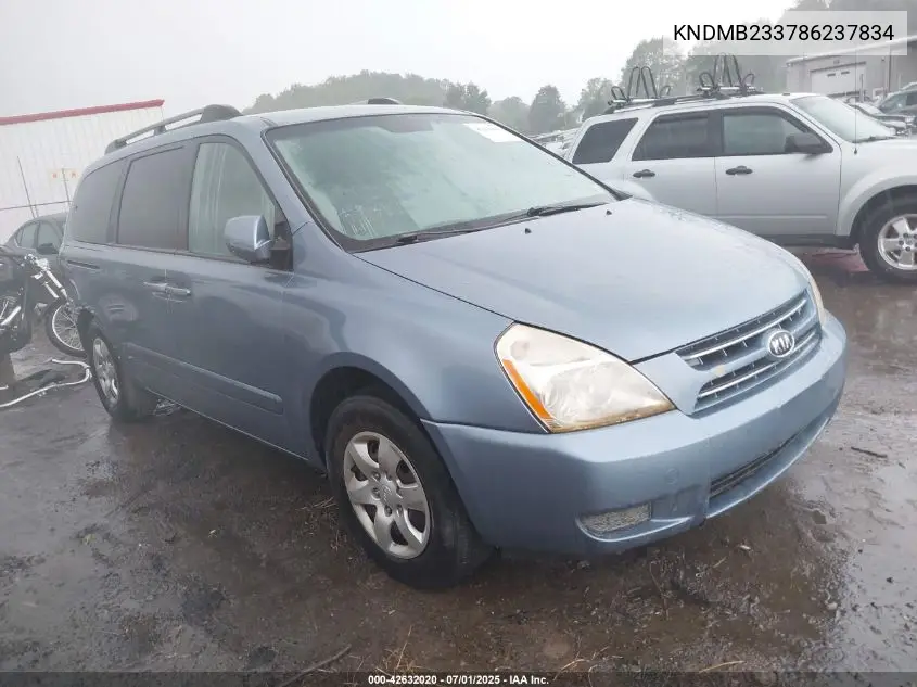 2008 Kia Sedona Ex/Lx VIN: KNDMB233786237834 Lot: 42632020