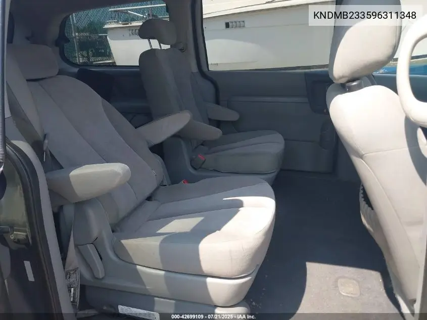 2009 Kia Sedona Lx VIN: KNDMB233596311348 Lot: 42699109