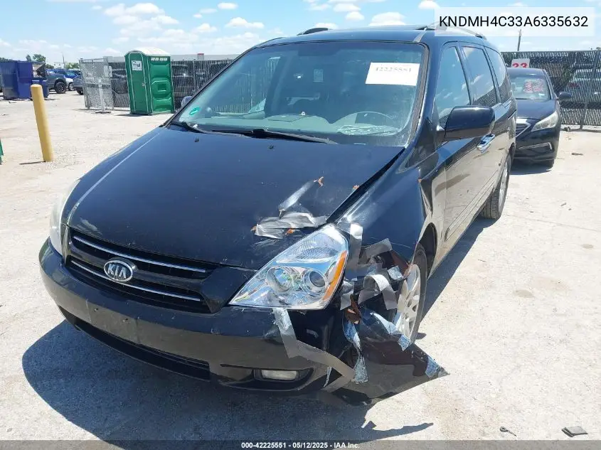 2010 Kia Sedona Ex VIN: KNDMH4C33A6335632 Lot: 42225551