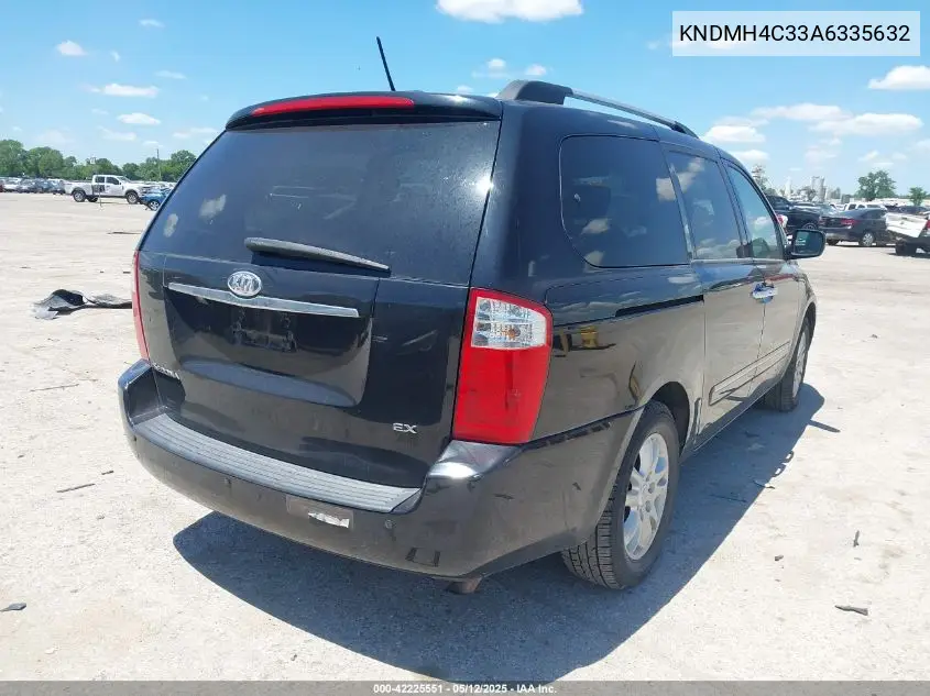 2010 Kia Sedona Ex VIN: KNDMH4C33A6335632 Lot: 42225551