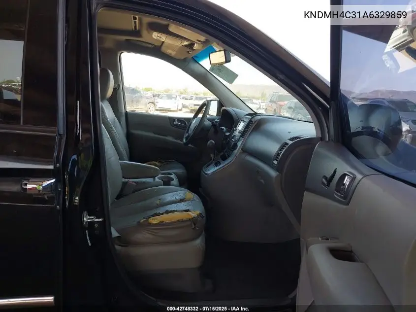 2010 Kia Sedona Ex VIN: KNDMH4C31A6329859 Lot: 42748332