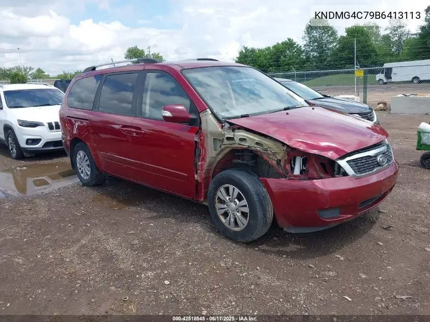 2011 Kia Sedona Lx VIN: KNDMG4C79B6413113 Lot: 42518545