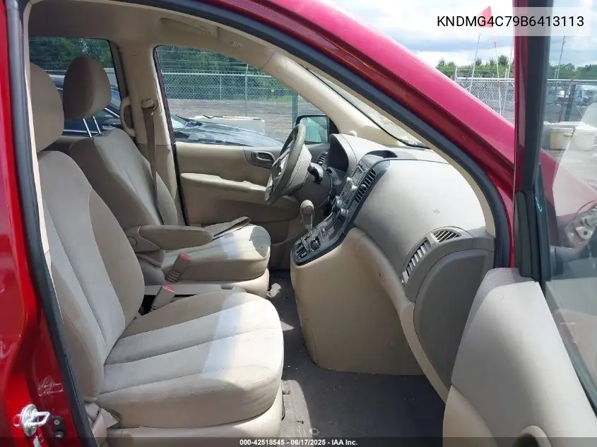 2011 Kia Sedona Lx VIN: KNDMG4C79B6413113 Lot: 42518545
