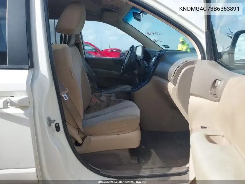 2011 Kia Sedona Lx VIN: KNDMG4C73B6363891 Lot: 42532064