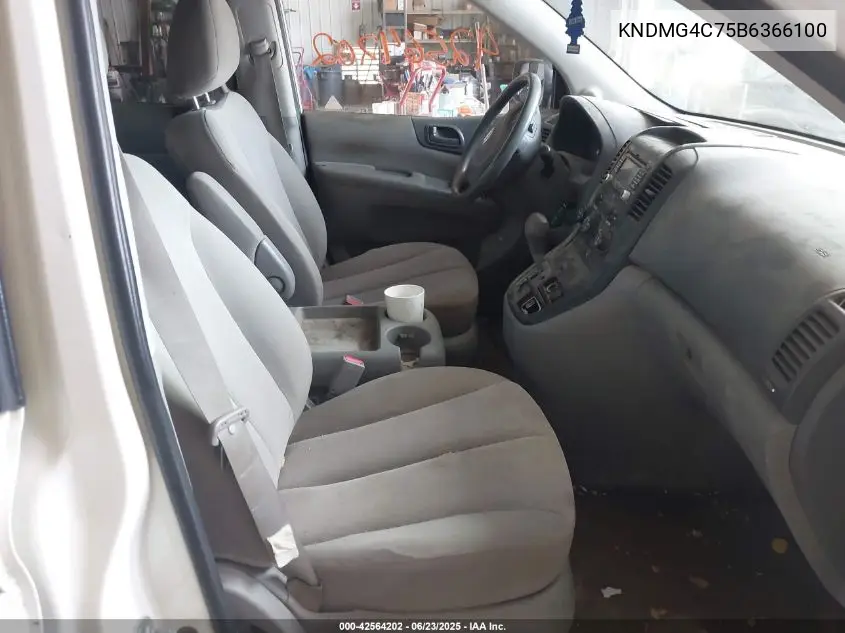 2011 Kia Sedona Lx VIN: KNDMG4C75B6366100 Lot: 42564202