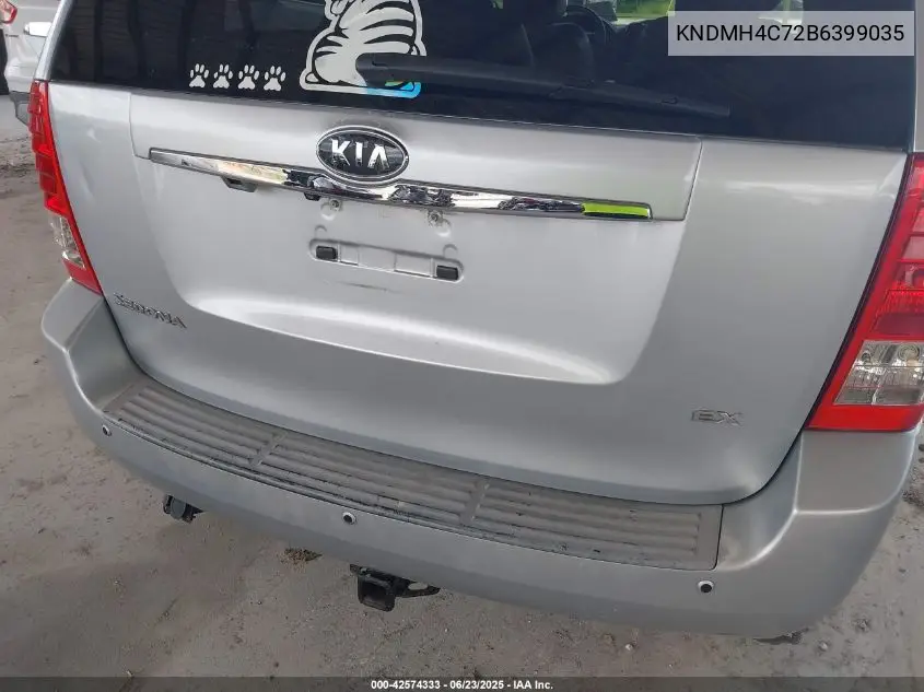 2011 Kia Sedona Ex VIN: KNDMH4C72B6399035 Lot: 42574333