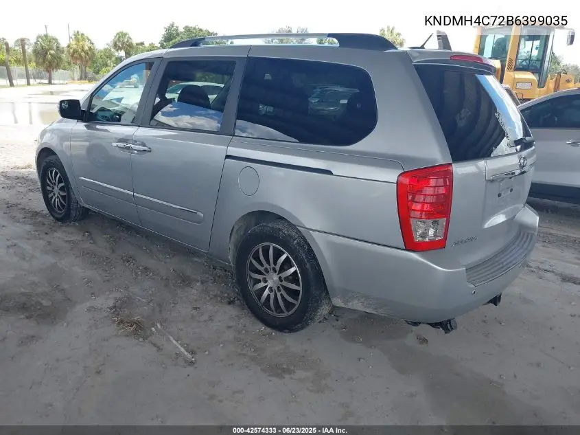 2011 Kia Sedona Ex VIN: KNDMH4C72B6399035 Lot: 42574333
