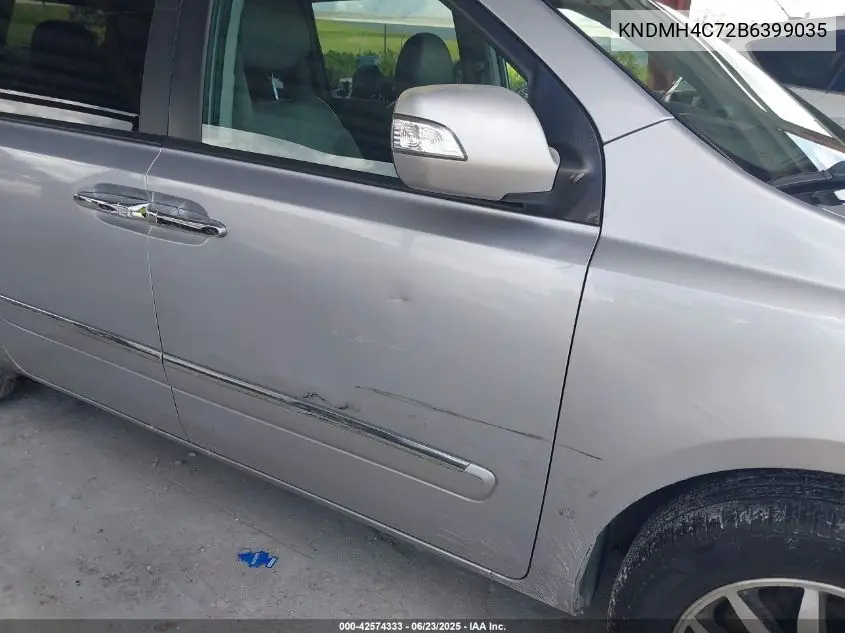 2011 Kia Sedona Ex VIN: KNDMH4C72B6399035 Lot: 42574333