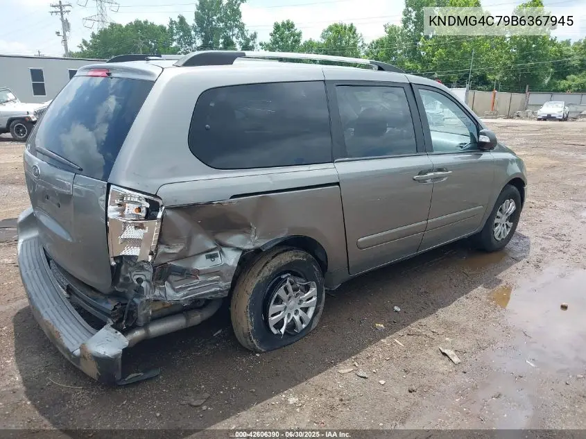 KNDMG4C79B6367945 2011 Kia Sedona Lx