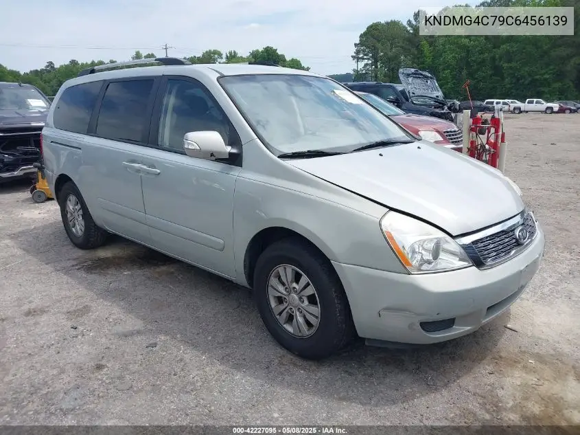 2012 Kia Sedona Lx VIN: KNDMG4C79C6456139 Lot: 42227095