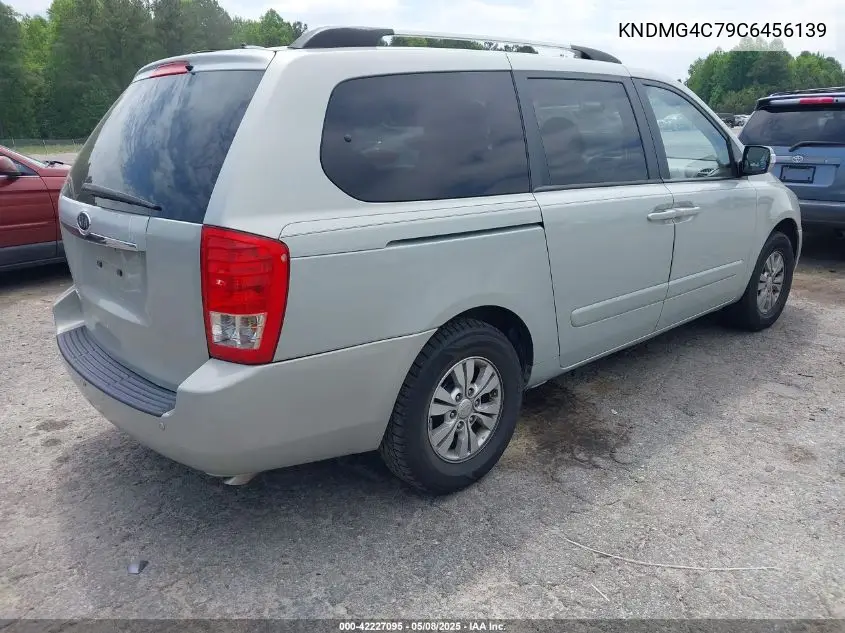 2012 Kia Sedona Lx VIN: KNDMG4C79C6456139 Lot: 42227095