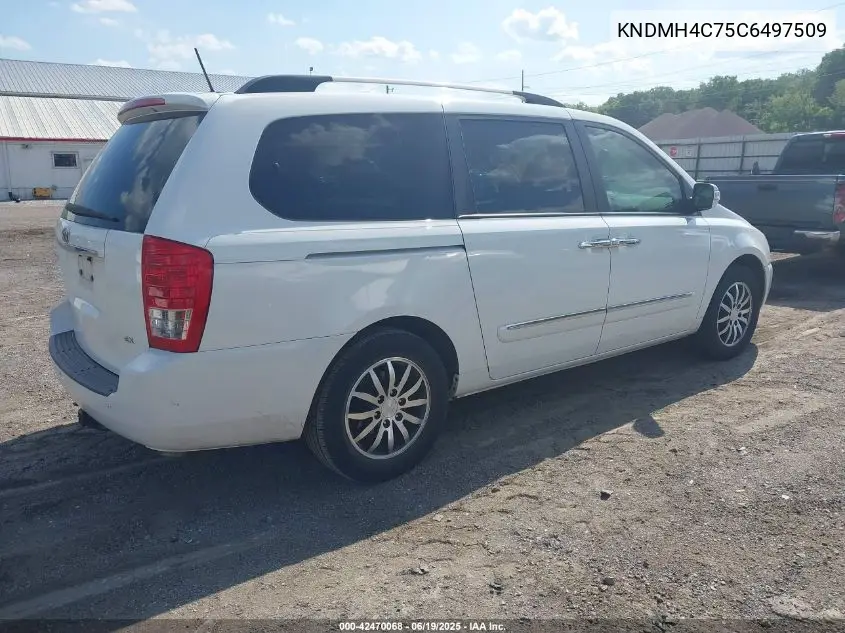 2012 Kia Sedona Ex VIN: KNDMH4C75C6497509 Lot: 42470068