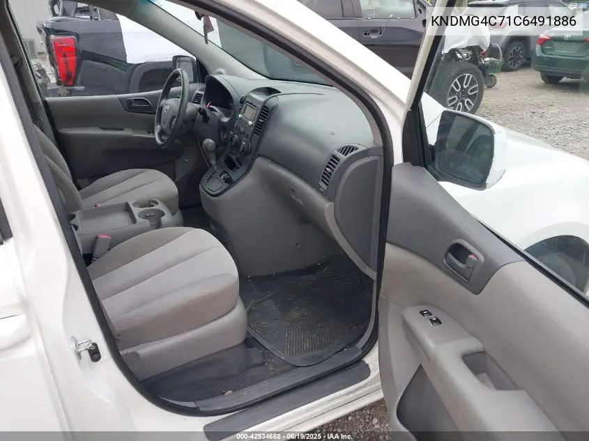 2012 Kia Sedona Lx VIN: KNDMG4C71C6491886 Lot: 42534688
