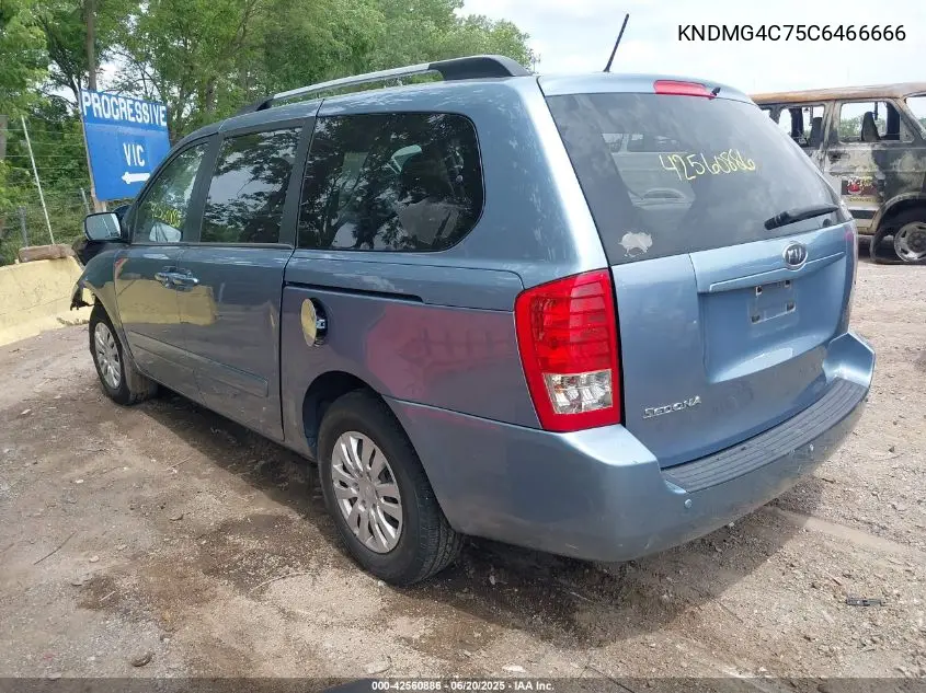 2012 Kia Sedona Lx VIN: KNDMG4C75C6466666 Lot: 42560886