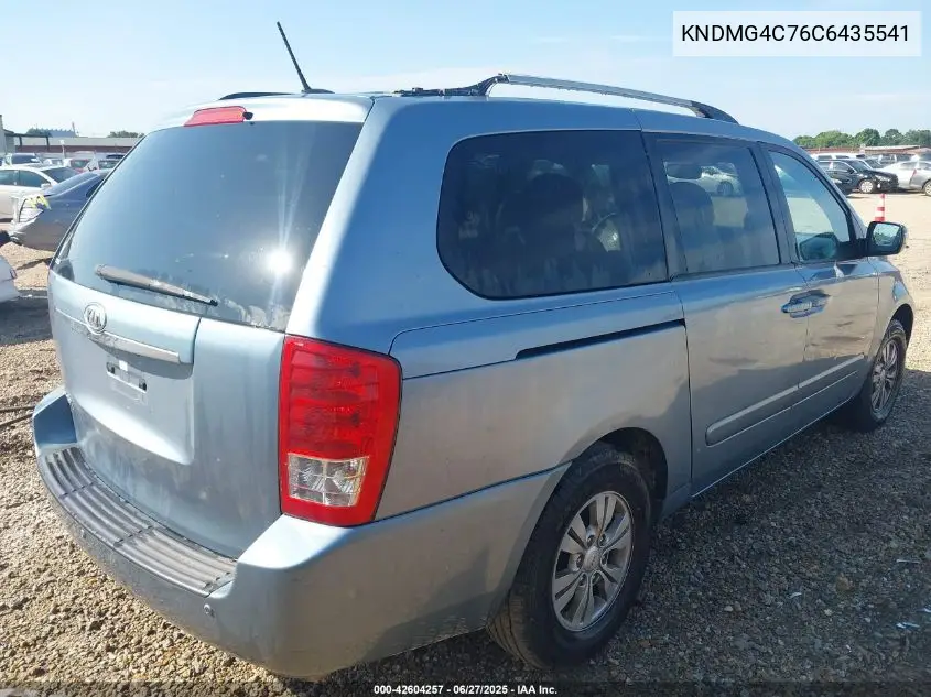 2012 Kia Sedona Lx VIN: KNDMG4C76C6435541 Lot: 42604257