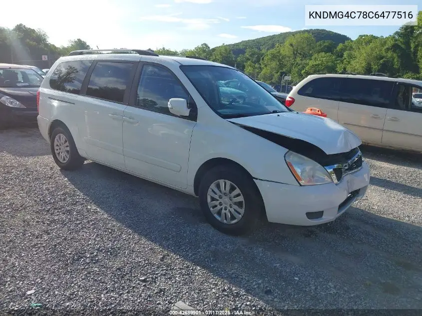 2012 Kia Sedona Lx VIN: KNDMG4C78C6477516 Lot: 42689901