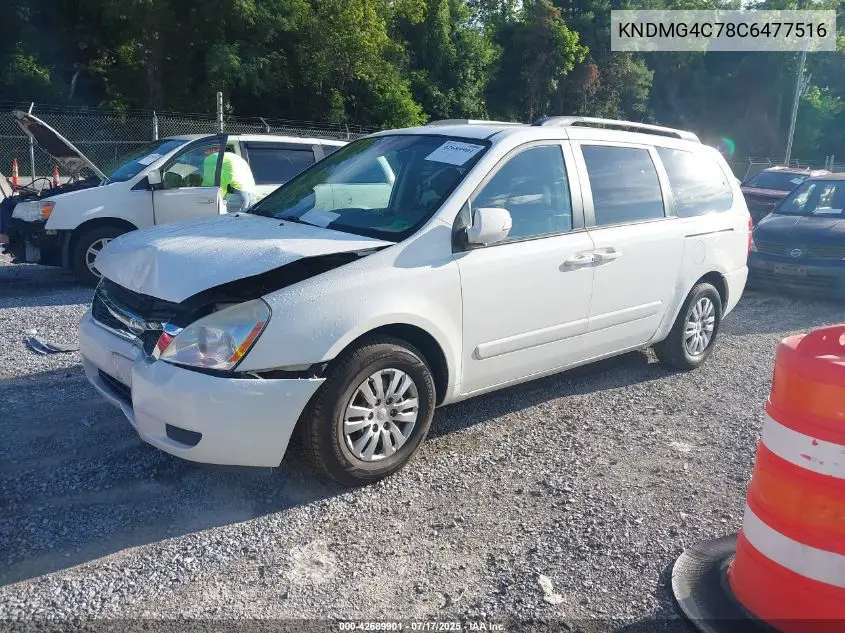 2012 Kia Sedona Lx VIN: KNDMG4C78C6477516 Lot: 42689901