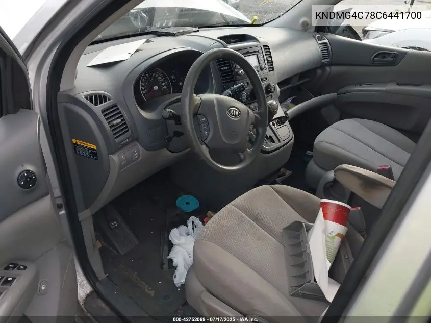 2012 Kia Sedona Lx VIN: KNDMG4C78C6441700 Lot: 42752069
