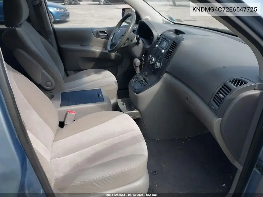2014 Kia Sedona Lx VIN: KNDMG4C72E6547725 Lot: 42255544
