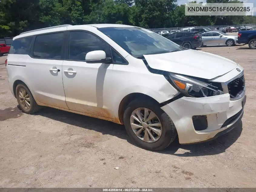 2015 Kia Sedona Lx VIN: KNDMB5C16F6060285 Lot: 42593014