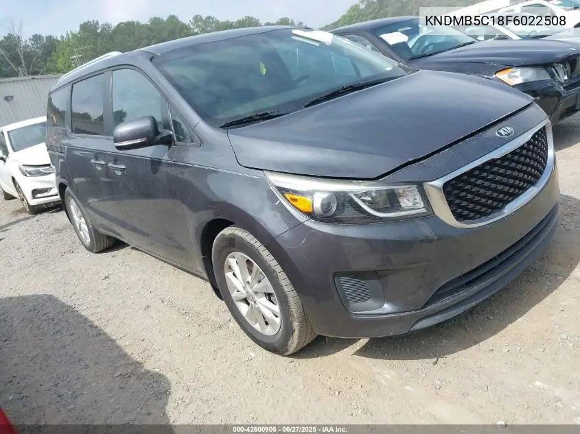 2015 Kia Sedona Lx VIN: KNDMB5C18F6022508 Lot: 42600906