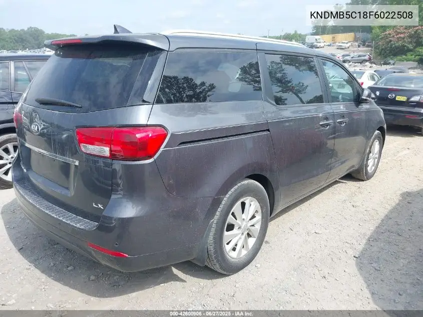 2015 Kia Sedona Lx VIN: KNDMB5C18F6022508 Lot: 42600906