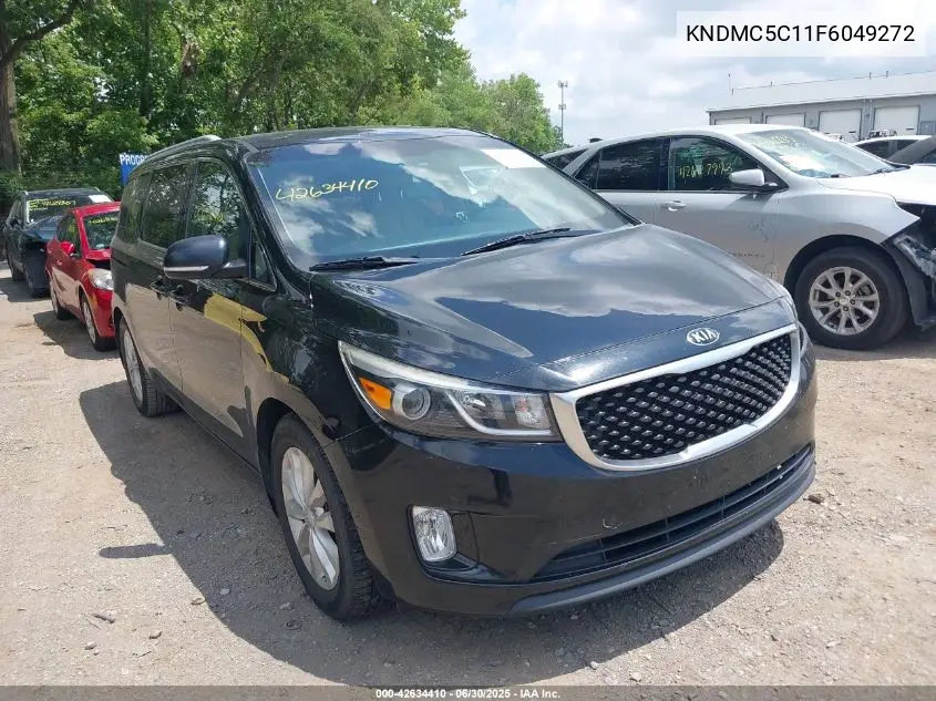 2015 Kia Sedona Ex VIN: KNDMC5C11F6049272 Lot: 42634410