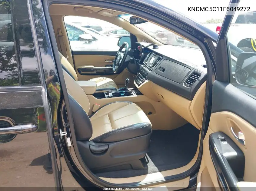 2015 Kia Sedona Ex VIN: KNDMC5C11F6049272 Lot: 42634410
