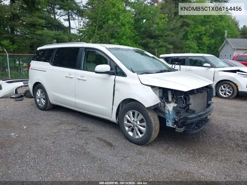 2016 Kia Sedona Lx VIN: KNDMB5C1XG6164456 Lot: 42259745