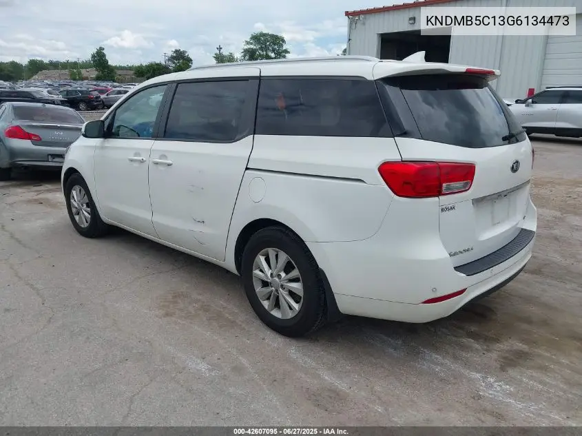 2016 Kia Sedona Lx VIN: KNDMB5C13G6134473 Lot: 42607095