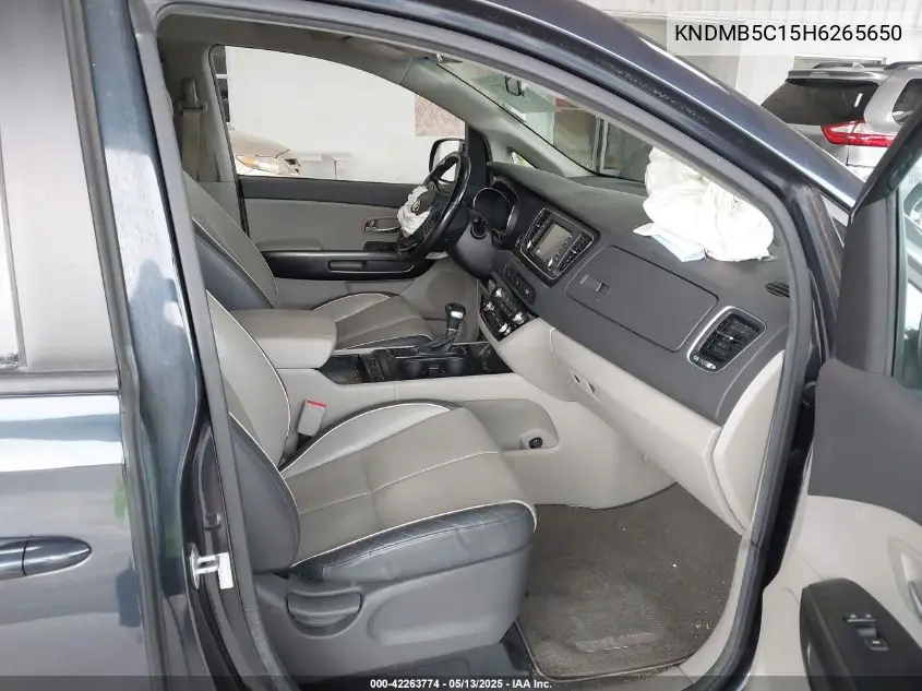 2017 Kia Sedona Lx VIN: KNDMB5C15H6265650 Lot: 42263774