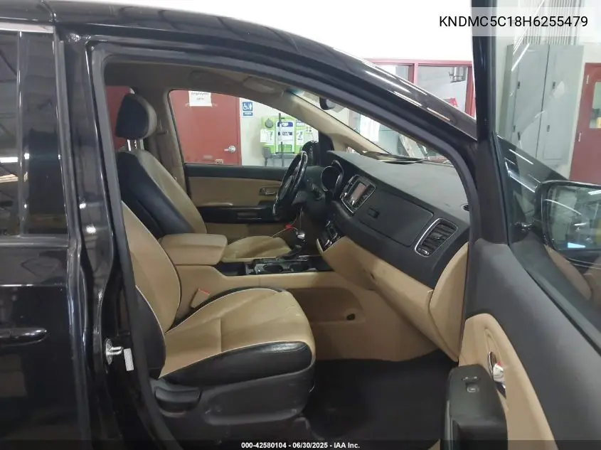 2017 Kia Sedona Ex VIN: KNDMC5C18H6255479 Lot: 42580104
