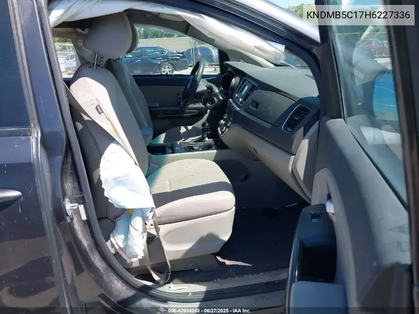 2017 Kia Sedona Lx VIN: KNDMB5C17H6227336 Lot: 42604248