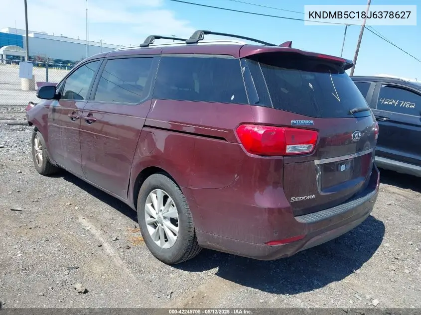 2018 Kia Sedona Lx VIN: KNDMB5C18J6378627 Lot: 42245705