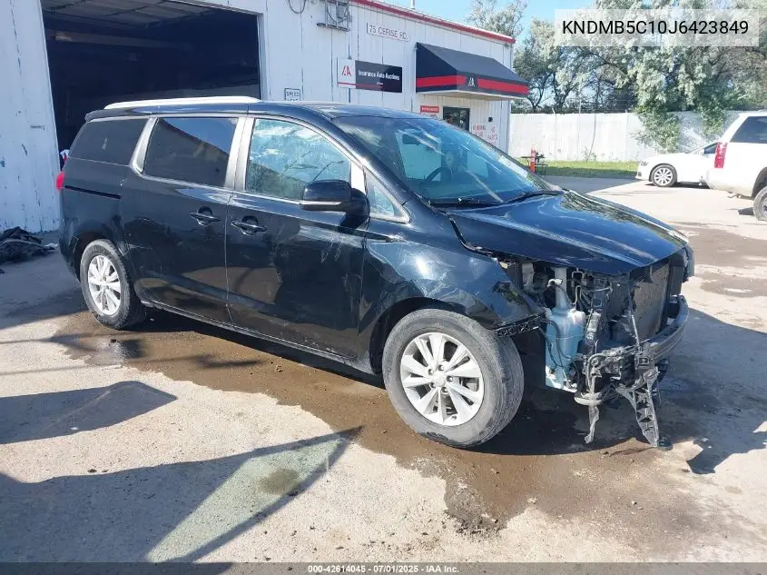 2018 Kia Sedona Lx VIN: KNDMB5C10J6423849 Lot: 42614045