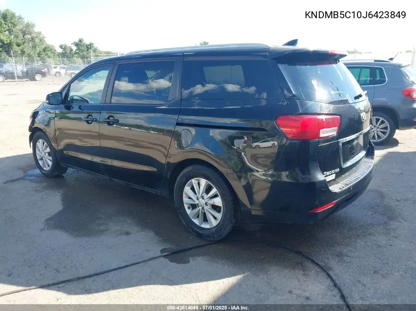 2018 Kia Sedona Lx VIN: KNDMB5C10J6423849 Lot: 42614045