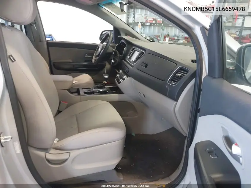 2020 Kia Sedona Lx VIN: KNDMB5C15L6659478 Lot: 42235769
