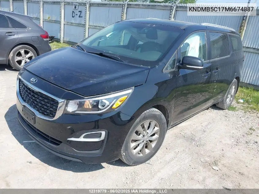 2021 Kia Sedona Lx/Lx+ VIN: KNDMB5C17M6674887 Lot: 12319779