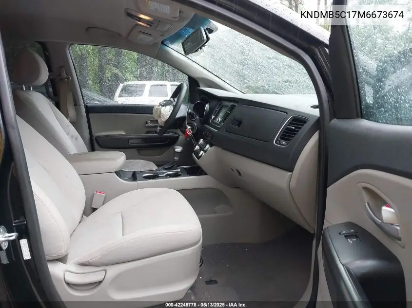 2021 Kia Sedona Lx VIN: KNDMB5C17M6673674 Lot: 42248778