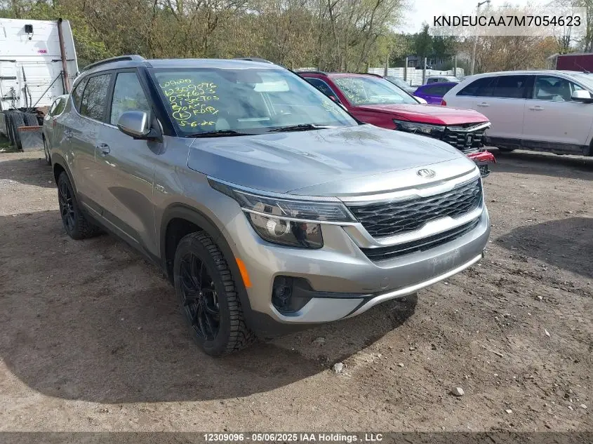 2021 Kia Seltos Ex VIN: KNDEUCAA7M7054623 Lot: 12309096X
