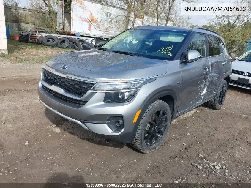 2021 Kia Seltos Ex VIN: KNDEUCAA7M7054623 Lot: 12309096X