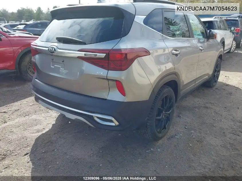 2021 Kia Seltos Ex VIN: KNDEUCAA7M7054623 Lot: 12309096X