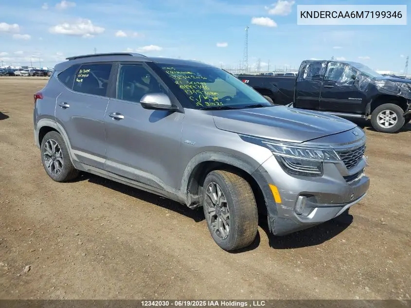 2021 Kia Seltos Ex/Ex Premium VIN: KNDERCAA6M7199346 Lot: 12342030