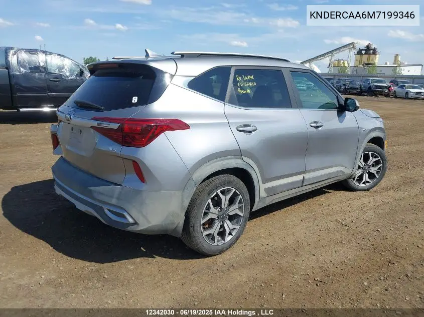 2021 Kia Seltos Ex/Ex Premium VIN: KNDERCAA6M7199346 Lot: 12342030